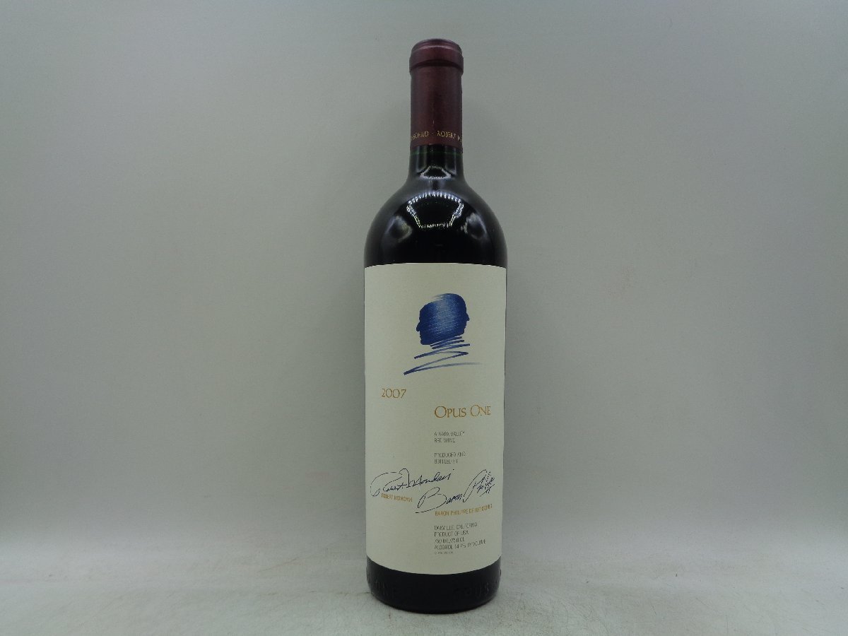 同梱OK商品】OPUS ONE 2007 オーパスワン カリフォルニア 赤ワイン