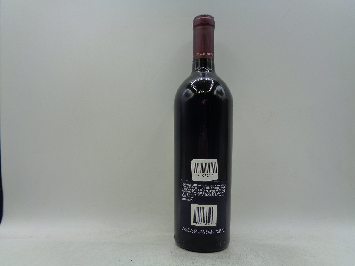 同梱OK商品】OPUS ONE 2007 オーパスワン カリフォルニア 赤ワイン