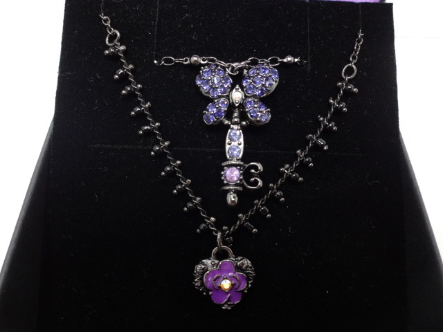 ブランド祭 アクセサリー祭 ANNA SUI アナスイ ネックレス セット 蝶 