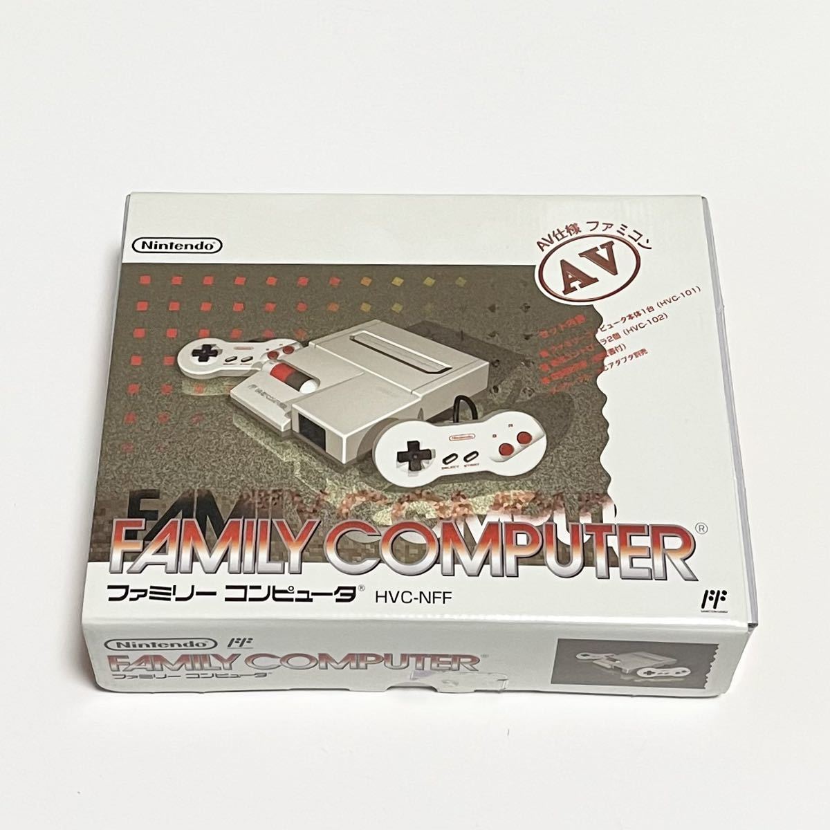 【美品】任天堂 ファミリーコンピュータ 本体 AV仕様 ニューファミコン HVC-NFF 元箱付 動作品 ニンテンドー FC レトロ 取説付き レビューキャンペーン実施中!newファミコン 本体のみ ニューファミコン AV仕様 任天堂中古 | ゲームキャンプ　店