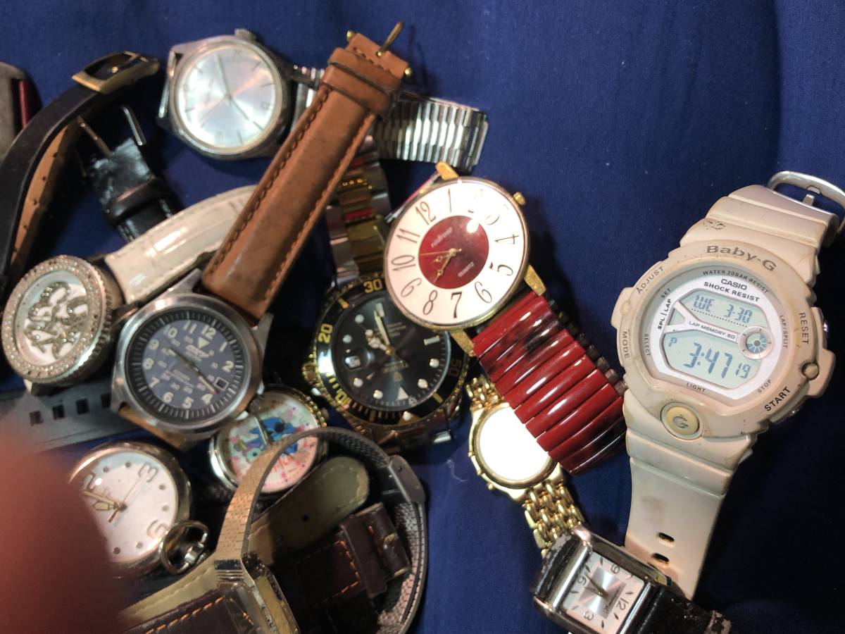 ジャンク▽SEIKO/セイコー/CASIO/カシオ他△腕時計/メンズ/レディース