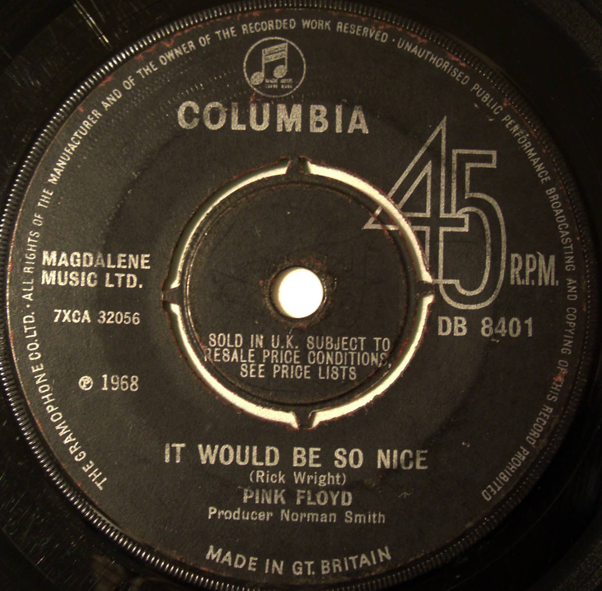 【セール，限定SALE】 英國原盤 7&rdquo; Pink Floyd It Would Be So Nice / Julia Dream MONO(Pink Floyd)｜売買されたオークション情報、yahooの商品情報をアーカイブ公開 - オークファン P