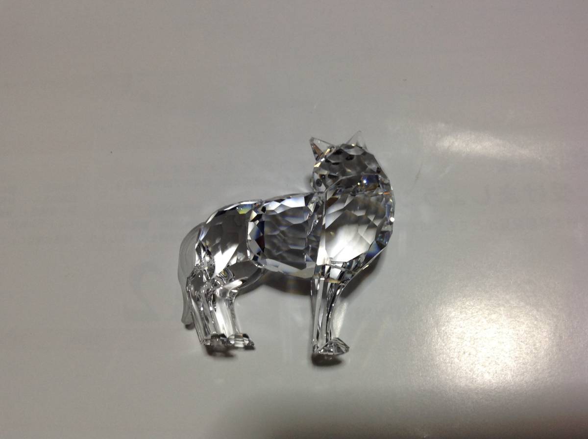 本物 スワロフスキー社 (SWAROVSK) 2004年 廃盤品 『オオカミ』