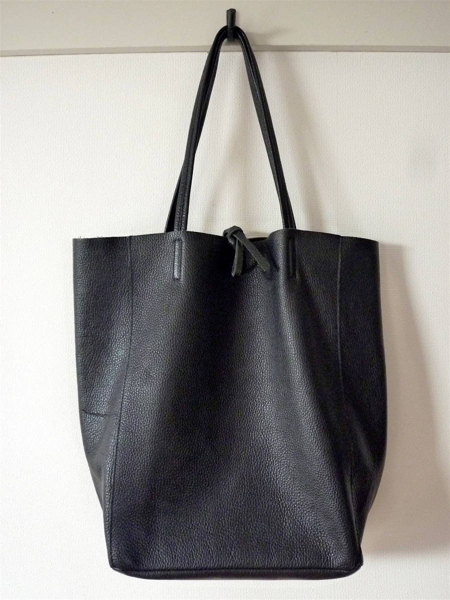 MARLON マーロン トートバッグ 本革レザー シボ加工〈 MADE IN ITALY 