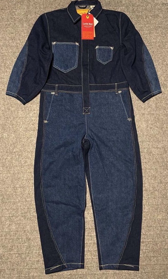 Mサイズ相当 ☆定価27500円☆新品 リーバイス レッド オーバーオール 