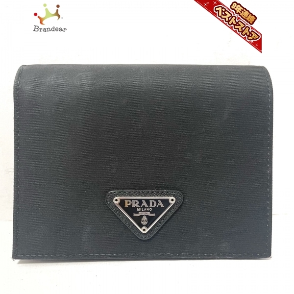  プラダ PRADA 2つ折り財布 - ナイロン 黒 財布(女性用財布)｜売買されたオークション情報、yahooの商品情報をアーカイブ公開 - オークファン 服飾小物