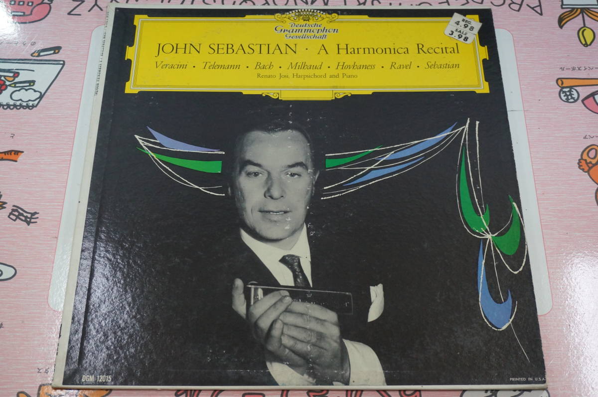 長岡鉄男　外盤A級セレクション　NO.86　JOHN SEBASTIAN　ハーモニカ リサイタル