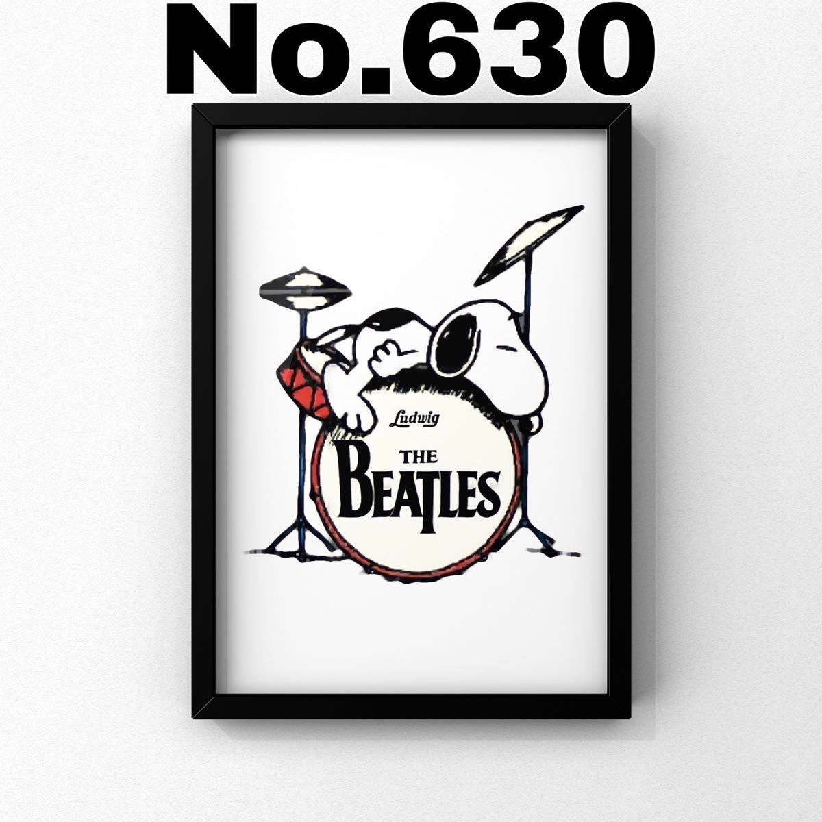 No.630【超高画質】☆スヌーピー Snoopy ビートルズ Beatles☆パロディ 