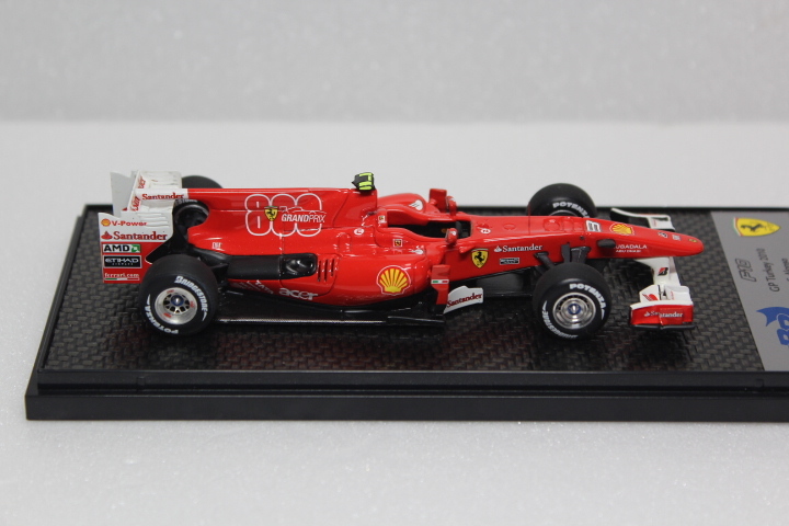 限定120台 BBR 1/43 FERRARI F10 GP TURKEY 2010 F.ALONSO 800戦記念