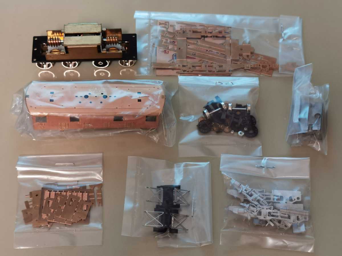 ワールド工芸 国鉄ED53 トータルキット】金属製 真鍮エッチング車体 未
