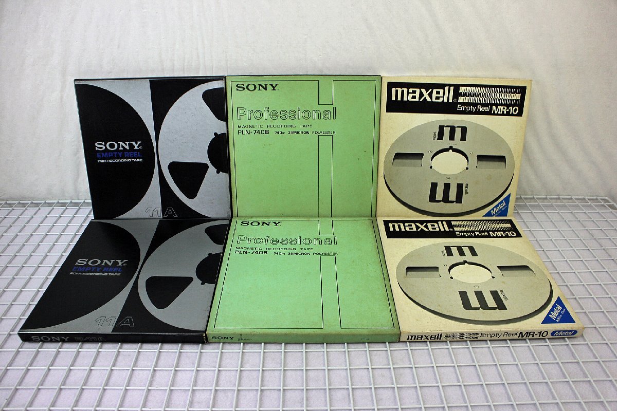 オープンリールテープ 10号 メタルリール maxell TEAC UDXL MR-10 2026 
