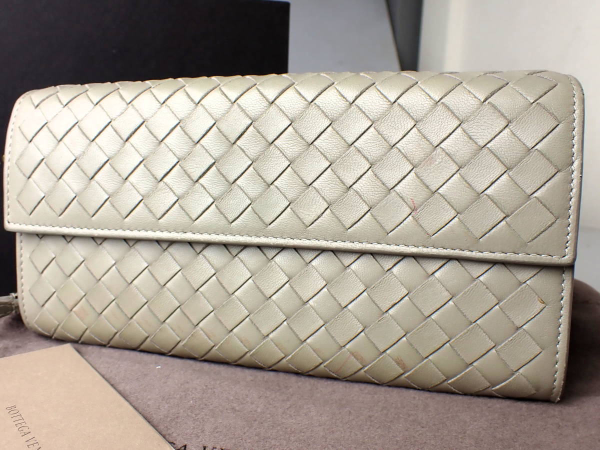 本物保証，HOT 1156B 正規品 BOTTEGA VENETAボッテガヴェネタ レザー/長財布小銭入れ付き(財布)｜売買されたオークション情報、yahooの商品情報をアーカイブ公開 - オークファン 男性用