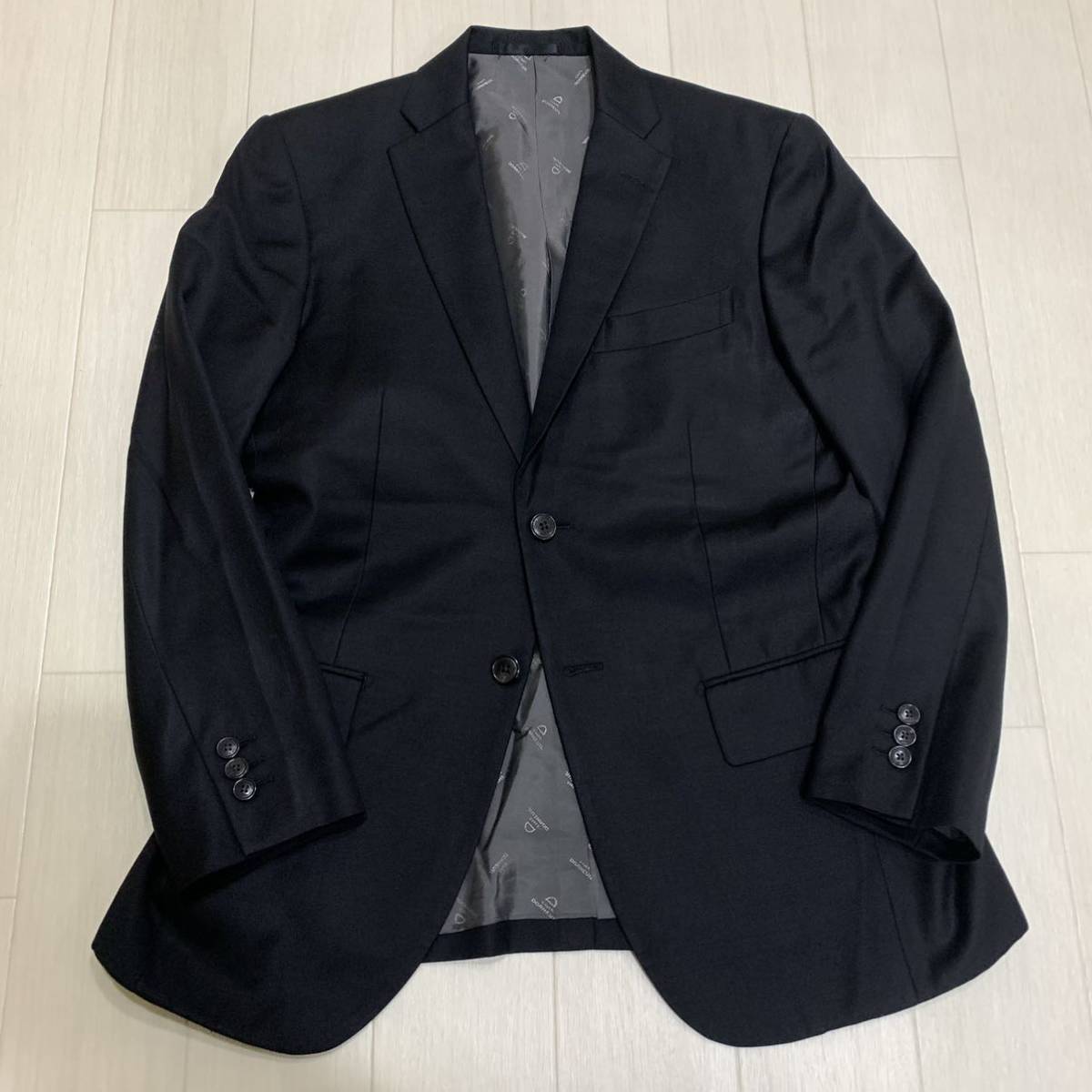 C☆ 良品 /英国製 [洗練されたデザイン] DORMEUIL AMADEUS 365 ドーメル 上下 セットアップ スーツ 紳士服 テーラードジャケット&パンツ