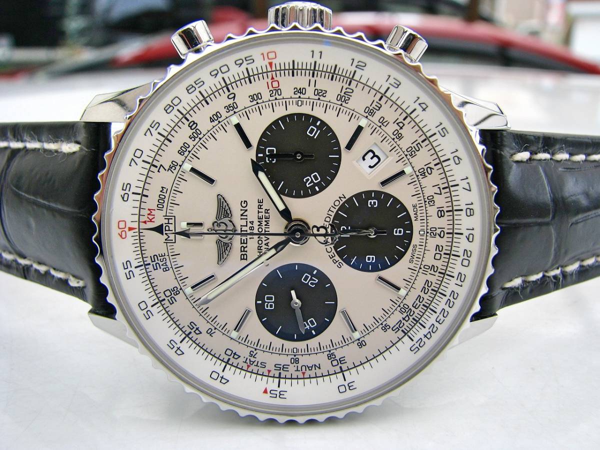 【BREITLING】ブライトリング ナビタイマー01シルバーグレイ(AB0120 