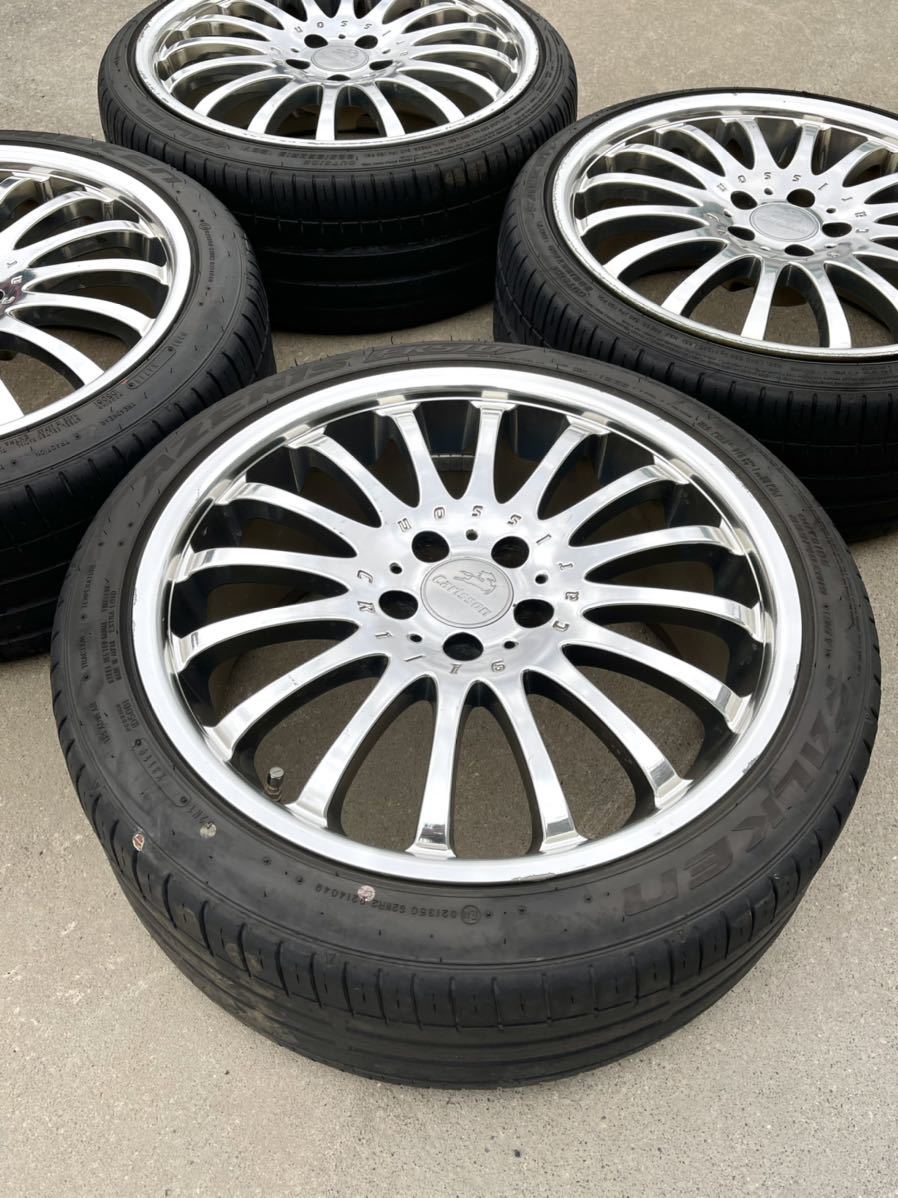 美品 カールソン carlsson 純正 19インチ ホイール タイヤ付き 19x8.5J