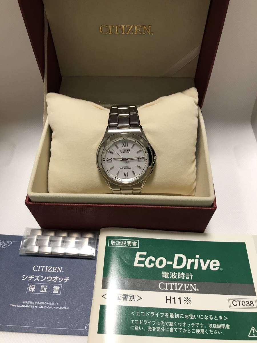 美品】CITIZEN シチズン ATESSA アテッサ ECO-DRIVE エコドライブ 電波 