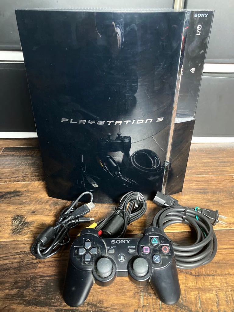 CECHA00 PS3 60GB 0 PlayStation Sony Console | First Model SONY Black PlayStation3 GAME プレイステーション3 オークファン（）