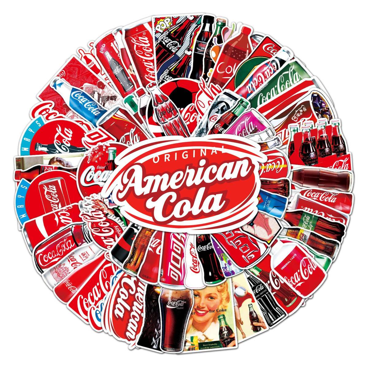 防水ステッカー コカコーラ 酷かっ