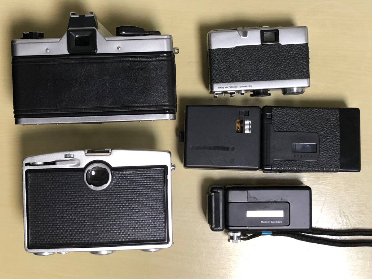 ローライ Rollei B35， プラクチカ MTL50など5台 ジャンク Rollei B35