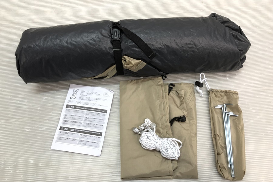 ワンタッチテント DOD T2-629-TN 販売終了ワンタッチテント（ベージュ