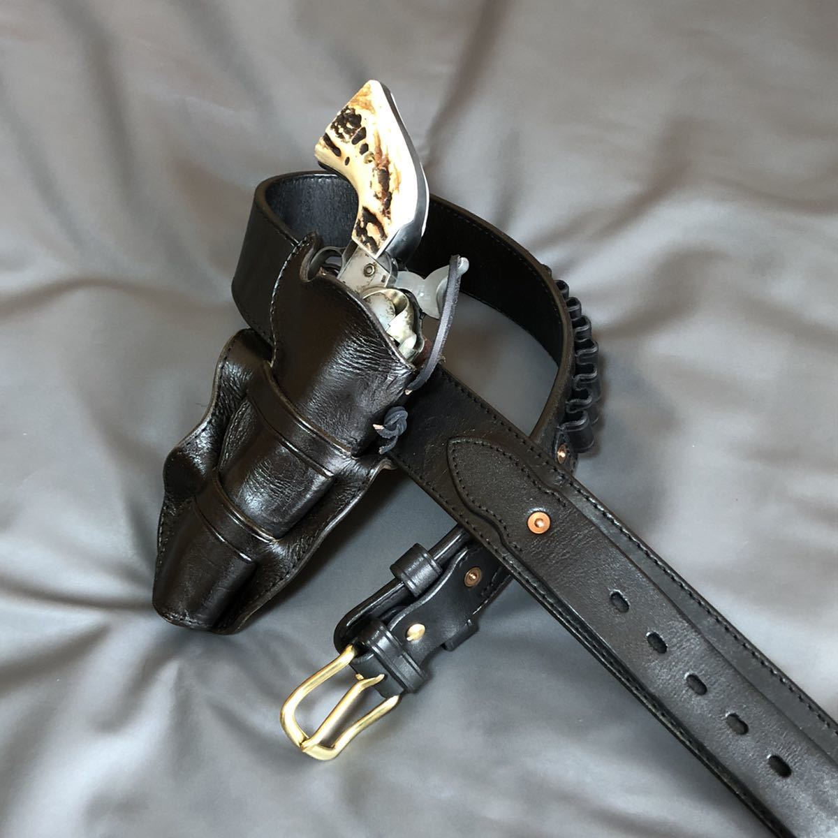 SAA ガンベルト ウエスタン ガンベルト SAA 西部劇 ファストドロウ