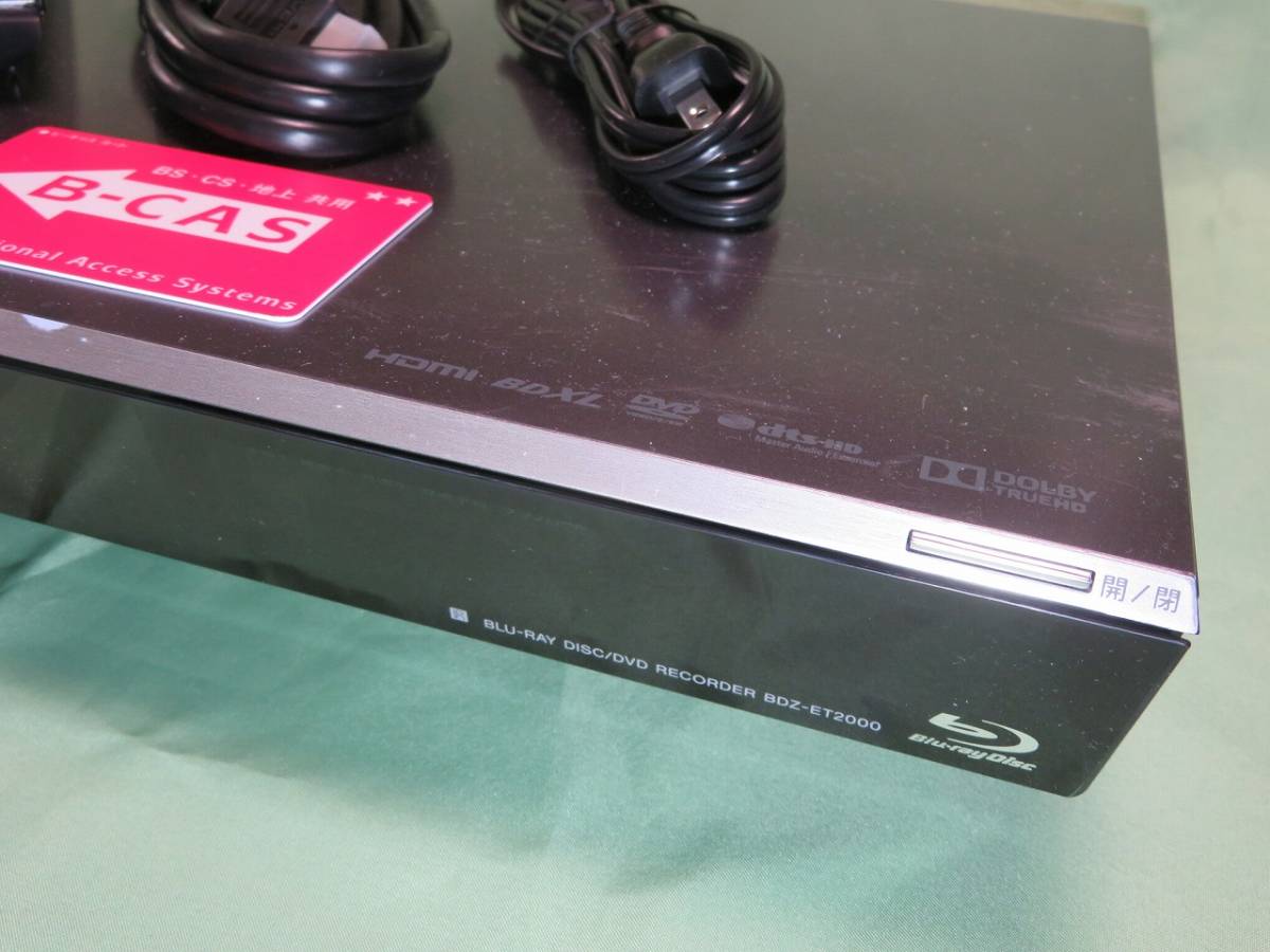 2TB 3番組同時録画 ソニー　ブルーレイレコーダー　BDZ-ET2000 ttd6☆SONY BDZ-ET2000 ブルーレイディスクレコーダー HDD 2TB 3番組