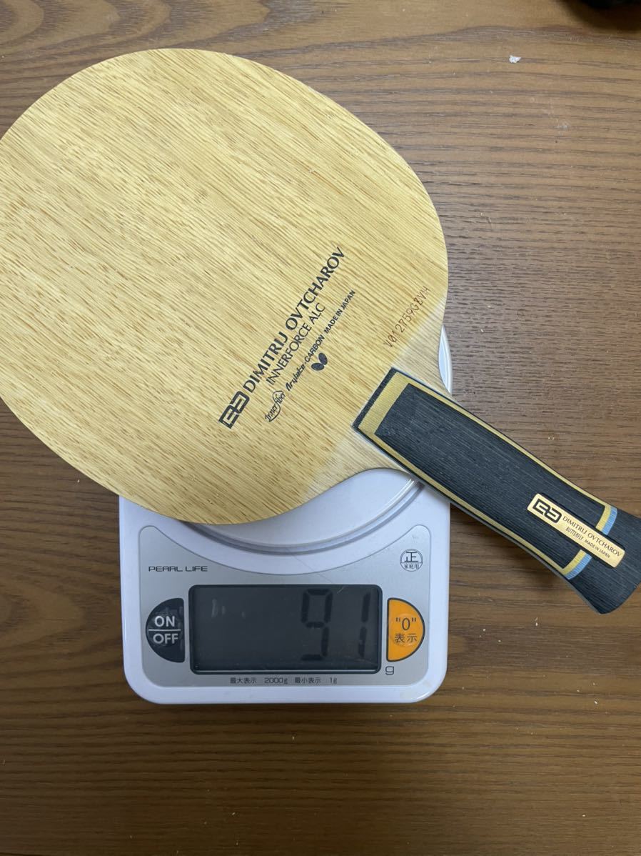 【高品質，HOT】 卓球 ラケット butterfly バタフライ オフチャロフインナーフォースALC AN 91g(シェークハンド)｜売買されたオークション情報、yahooの商品情報をアーカイブ公開 - オークファン シェークハンド