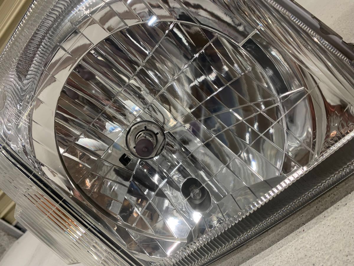 レンズリペア品 アクティ バモス ホビオ 純正 左右ヘッドライト レべ