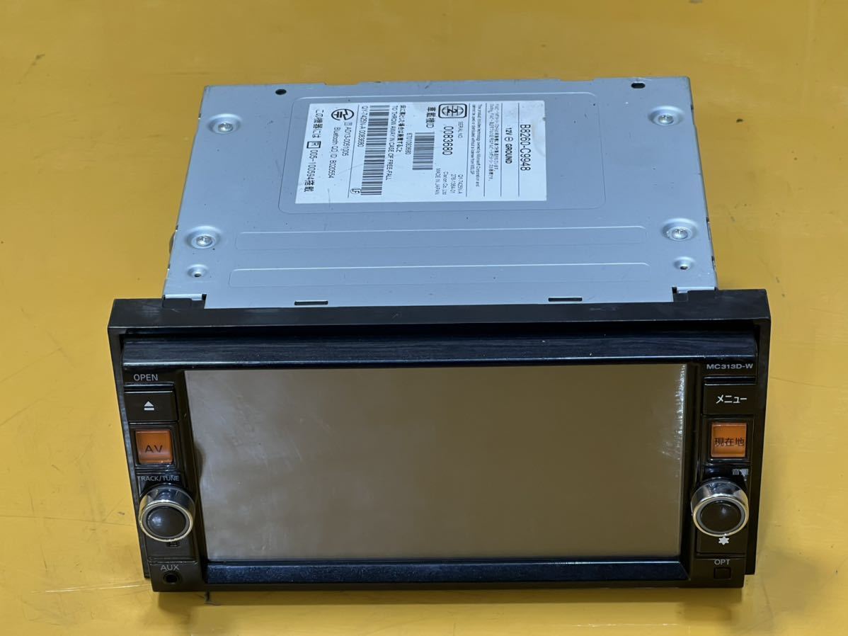 Bluetooth MC313D-W 純正ナビ 日産 DVD再生 USB 型式 Pioneer MP313D-W