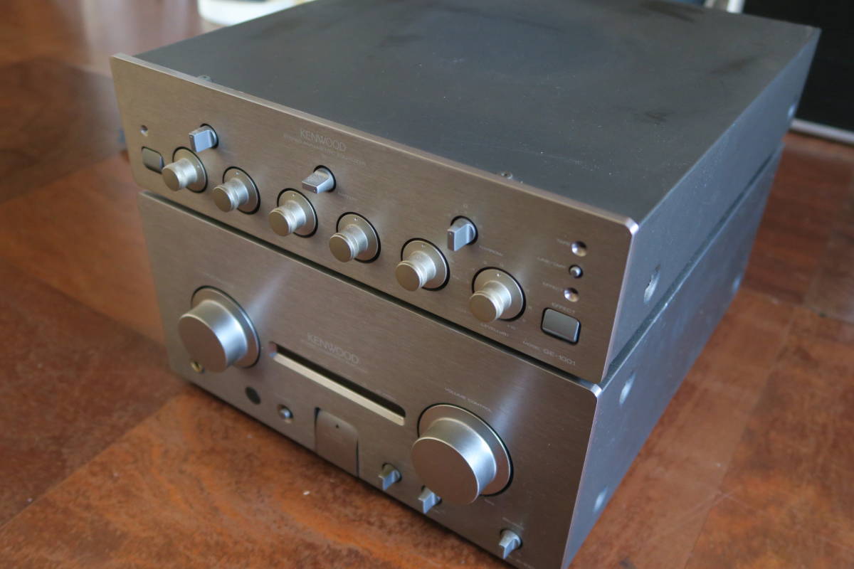 KENWOOD アンプA-1001 エコライザーGE-1001 KENWOOD k's GE-1001