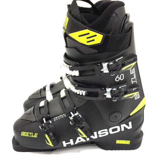スキー用ブーツHanson Beetle 黒27cm(足サイズ)