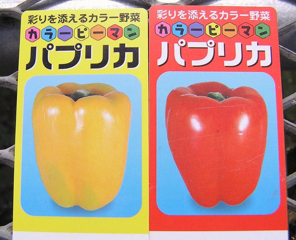 農園 カラーピーマン パプリカ２色 赤 黄 野菜苗 ２０ポット その他 売買されたオークション情報 Yahooの商品情報をアーカイブ公開 オークファン Aucfan Com