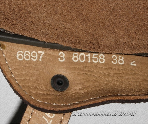ビルケンシュトック フットプリンツ ピカデリー ミュール サンダル ブラウン 38 24.5 レザー x スエード 使用僅か FOOTPRINTS PICCADILLY