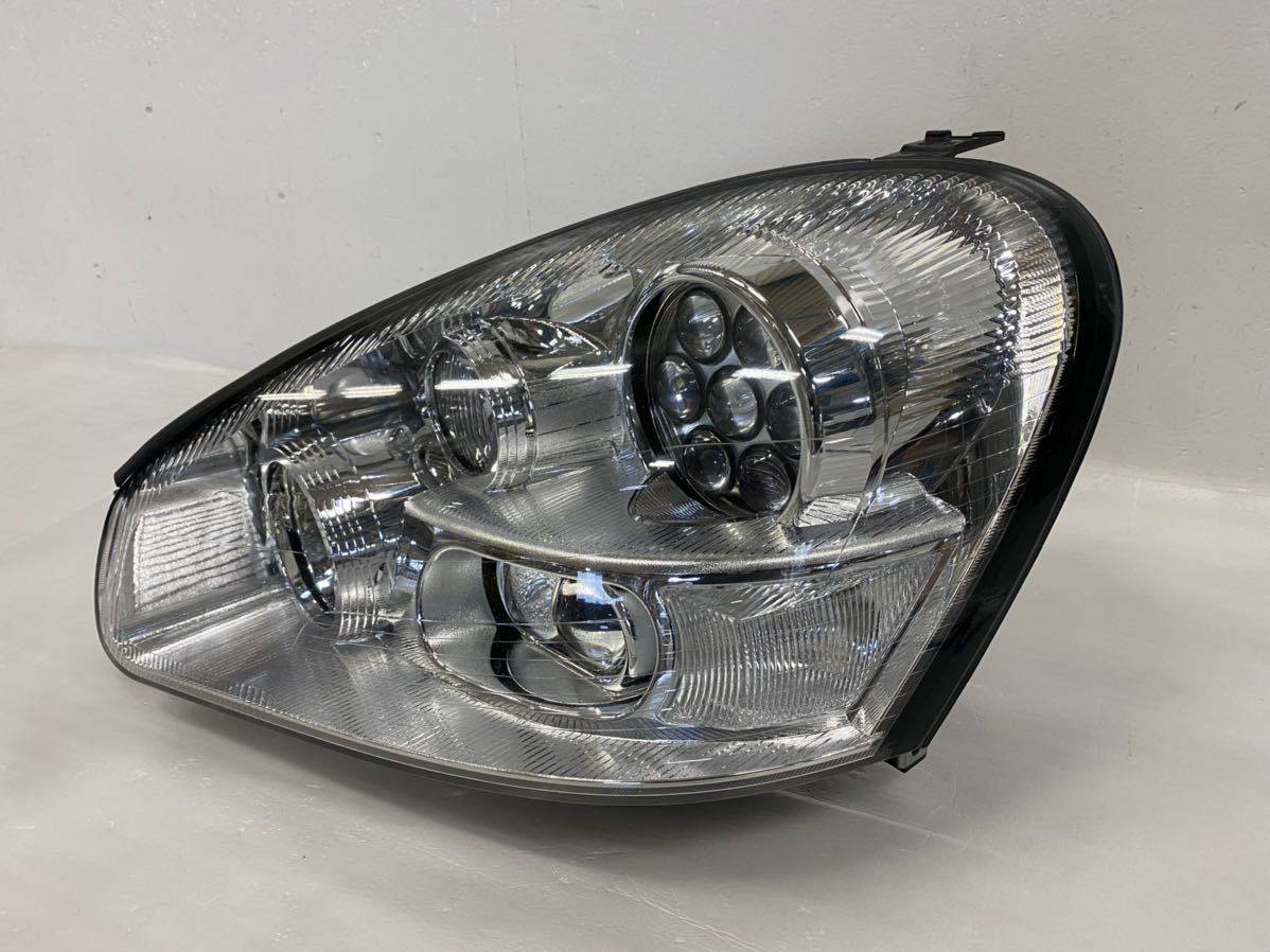 4A8 シーマ F50 純正 HID ヘッドライト 左 STANLEY P2940 ASSY シーマ F50 HID 2026年最新F50 純正ドレスアップヘッドライト イカリング8連装