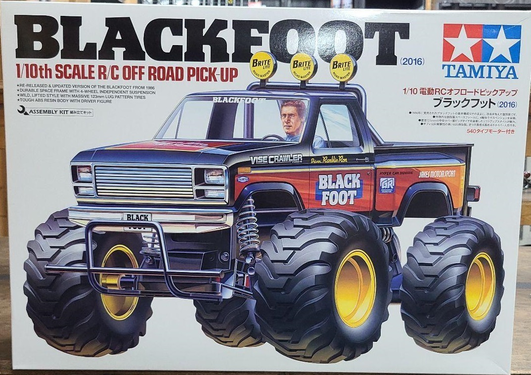 新品＞タミヤ 58633 1/10 電動RC Blackfoot 組立キット 1⁄10 0