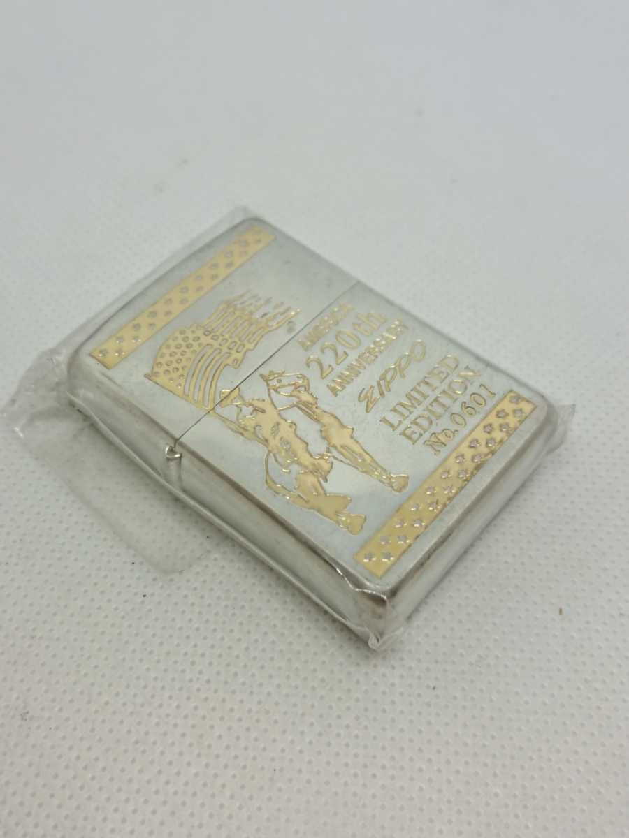 激レア【ZIPPO ジッポ】アメリカ建国220周年 限定版 シルバー10 