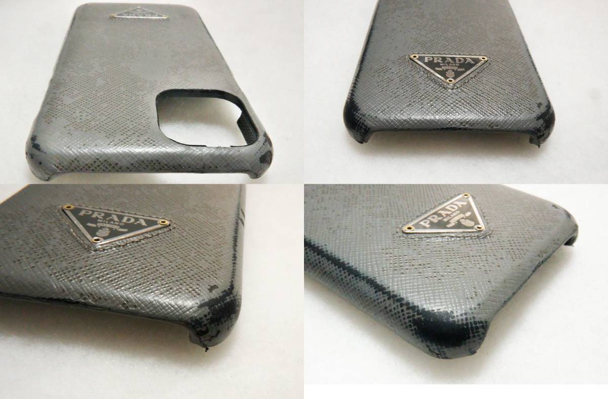 プラダ/PRADA iPhone11 Pro 専用ケース 本物 サフィアーノ  