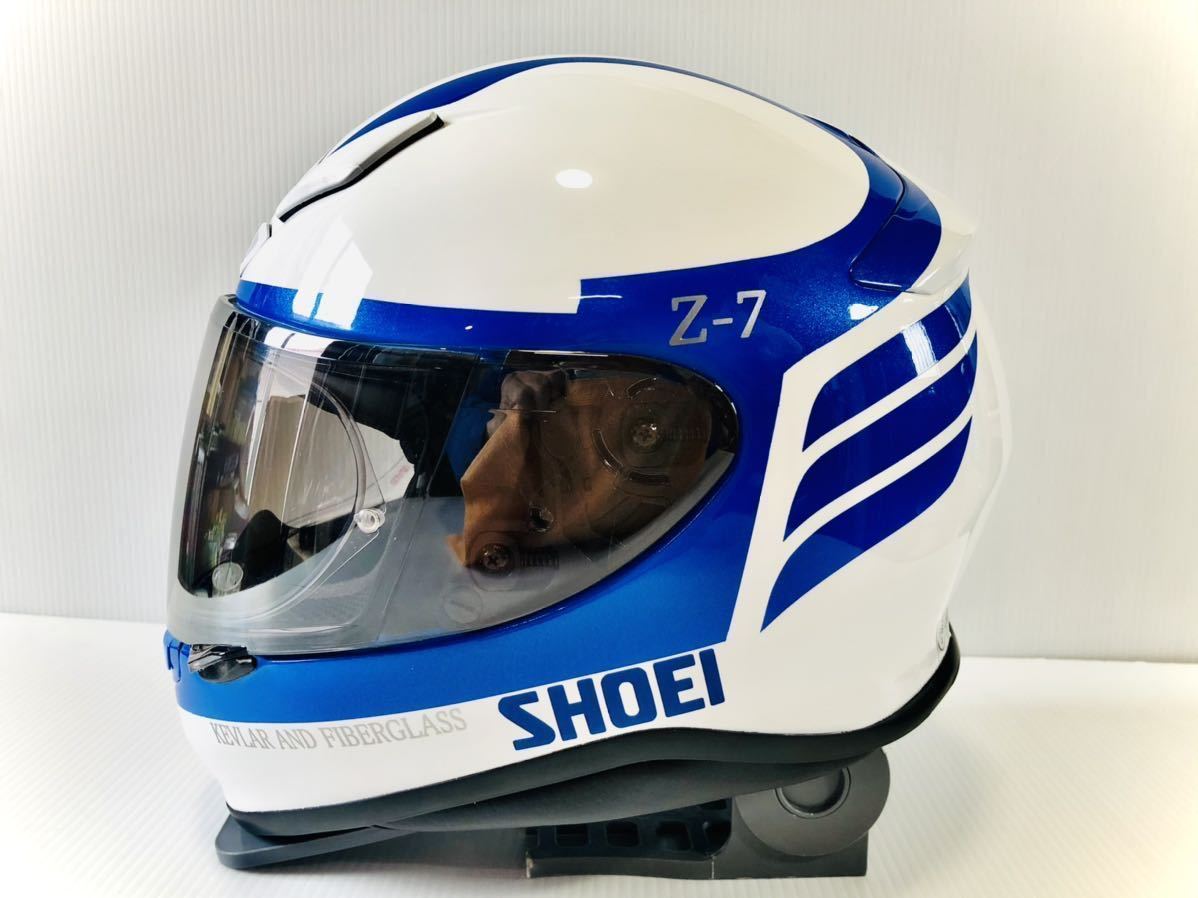 送料無料 SHOEI Z-7 ふたり鷹 鷹ヘル フルフェイスヘルメット Lサイズ