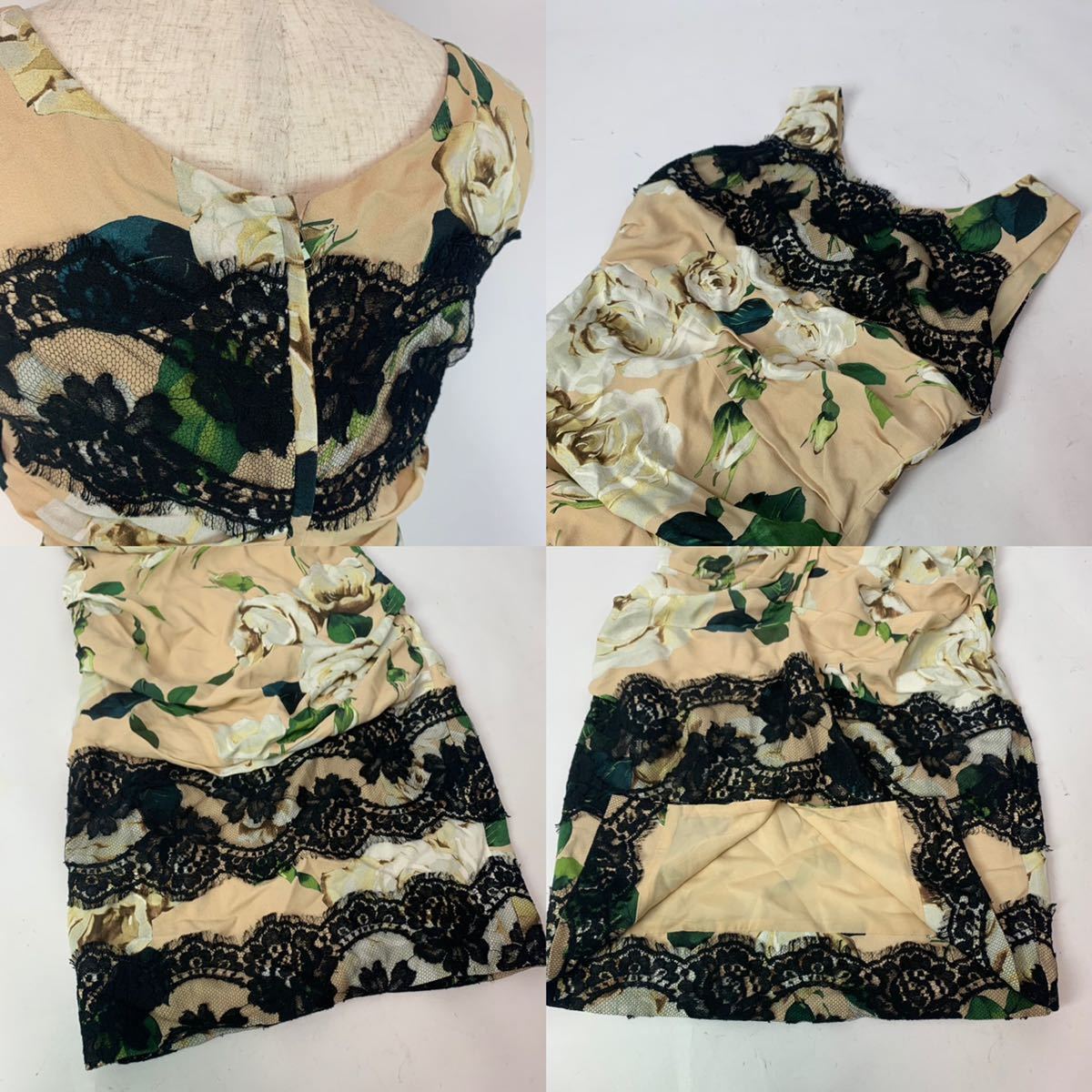 ワンピース 42 DOLCE&GABBANA 花柄 ノースリーブ 【公式通販】