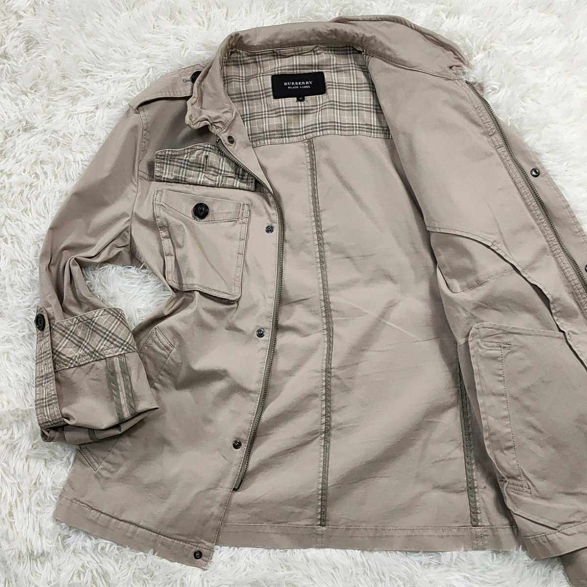 BLACK BURBERRY バーバリーブラックレーベル LABEL（ミリタリー
