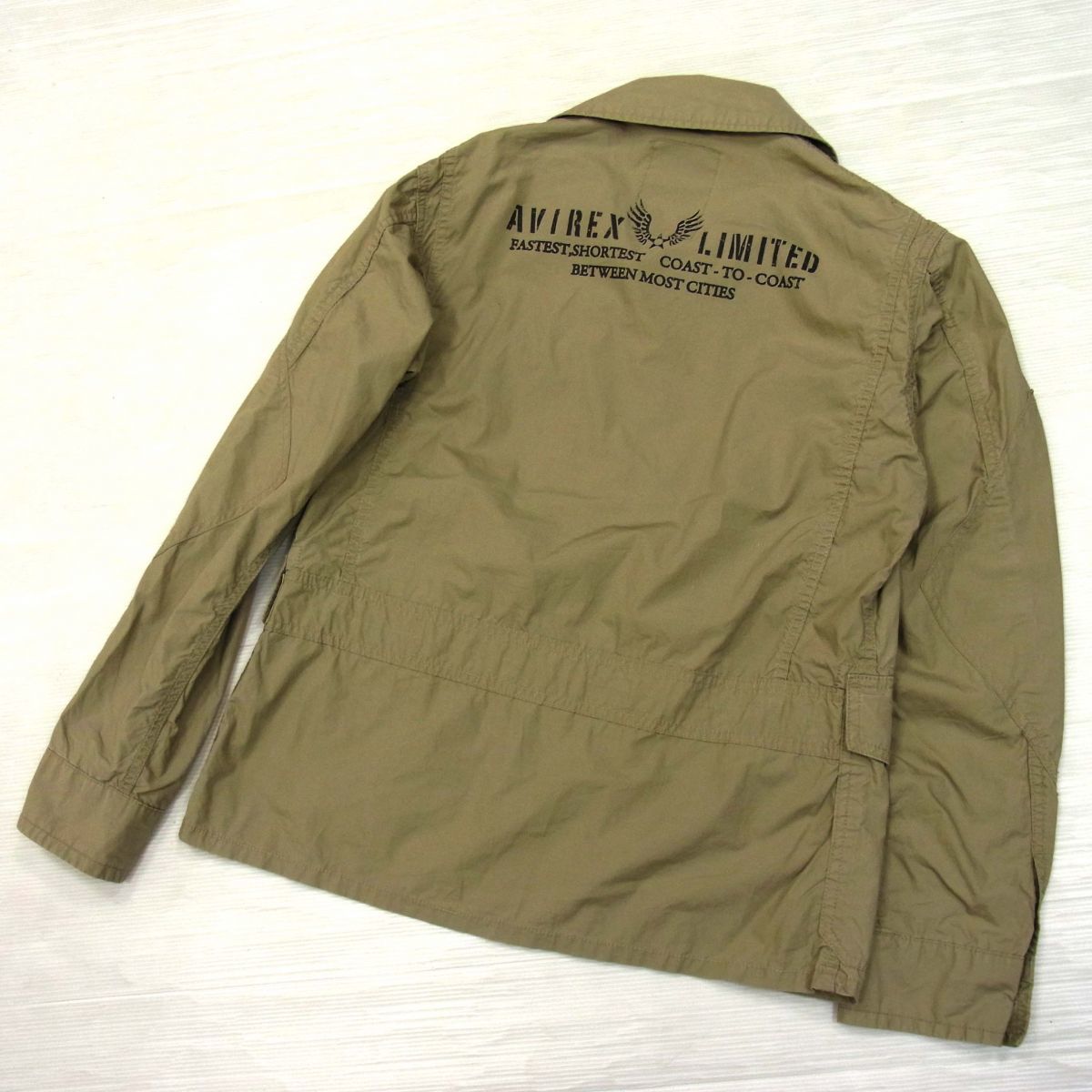 ◎アヴィレックス ジップジャケット ミリタリーテイスト AVIREX