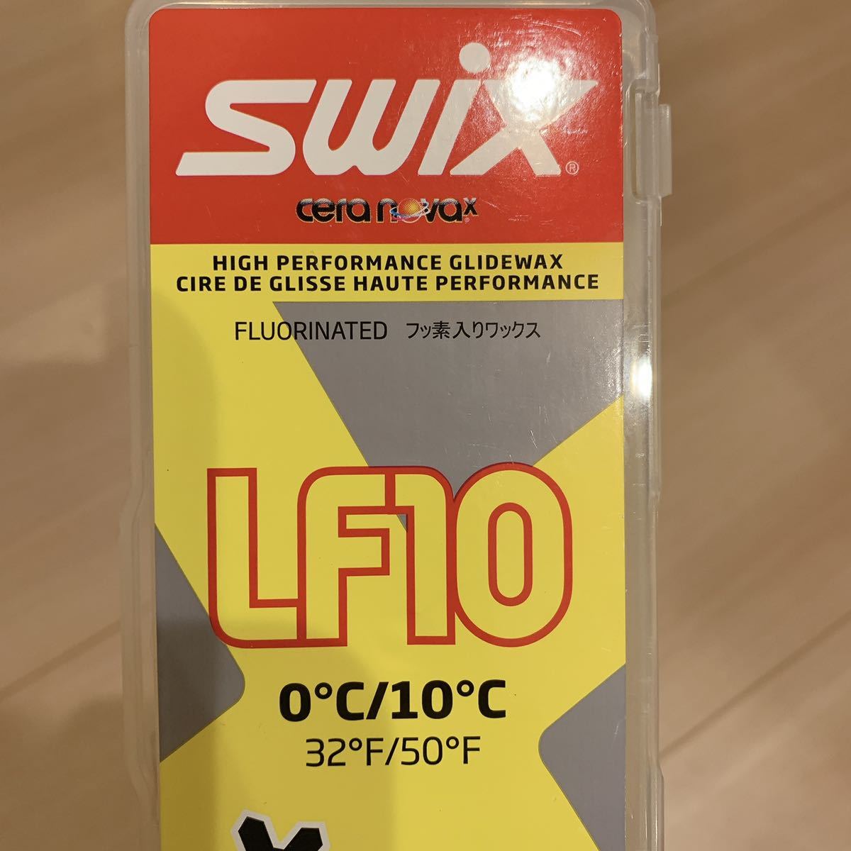 未使用 SWIX LF10 WAX フッ素入り 180g スウィックス スキーワックス
