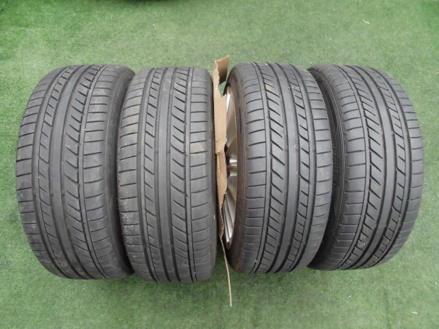 ATS ホイールタイヤ 4本SET 4H-100 17インチ 7.5J+42 215/40R17 溝十分 