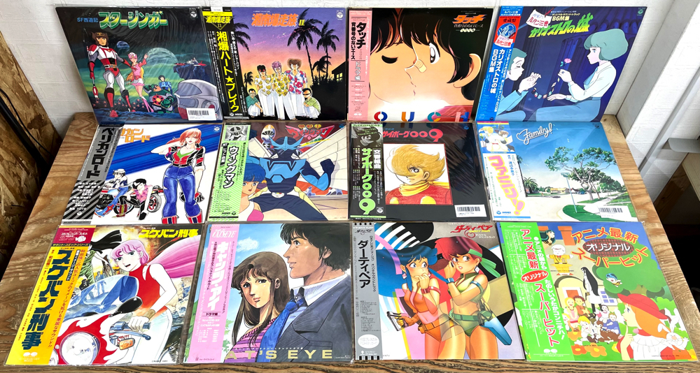 アニメ LP レコード Yahoo!オークション 60枚 - 大量 セット ポスター&frasl; タイトル 大量セット RR☆送料無料 盤面状態共に美品 特撮 ヒーロー アニメ名盤7タイトル、アナログ盤で3&frasl;20の「LPレコードの日」に同時