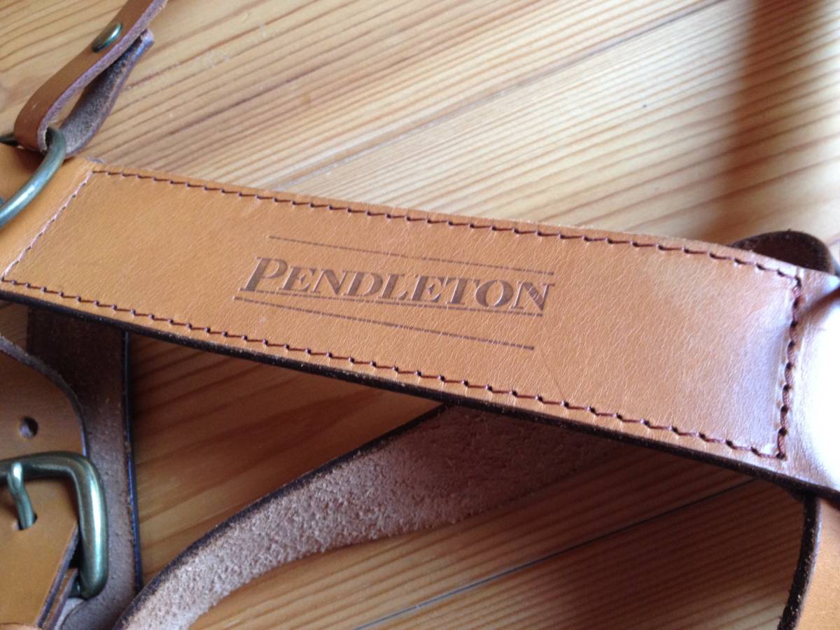 PENDLETONペンドルトン☆レザー ブランケット キャリア ホルダー