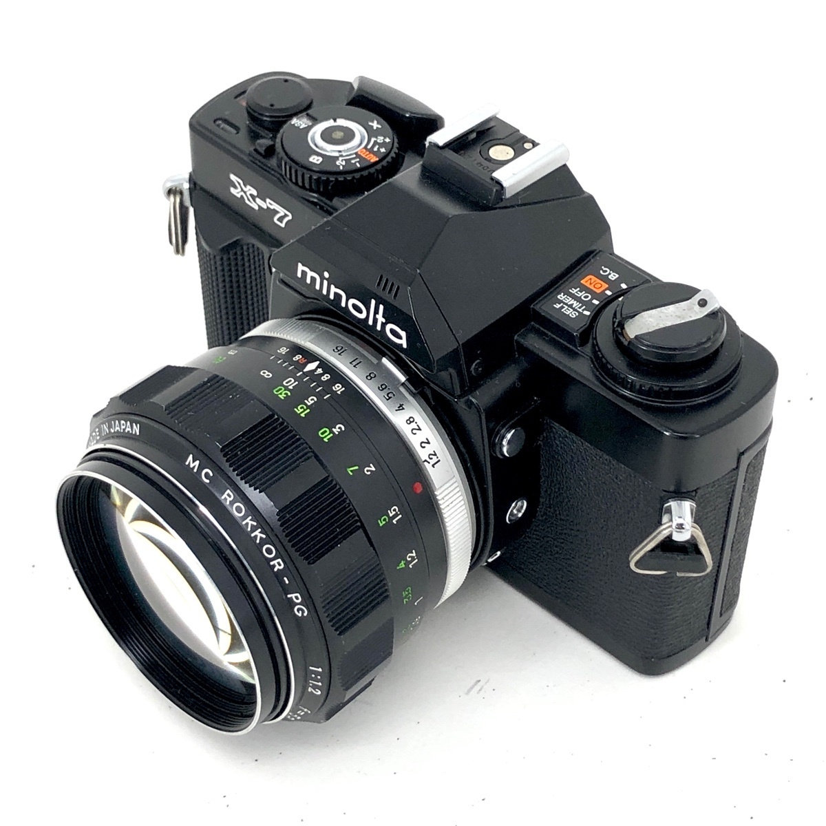 ミノルタ MINOLTA X7 + MC ROKKOR-PG 58mm F1.2 フィルム マニュアル  