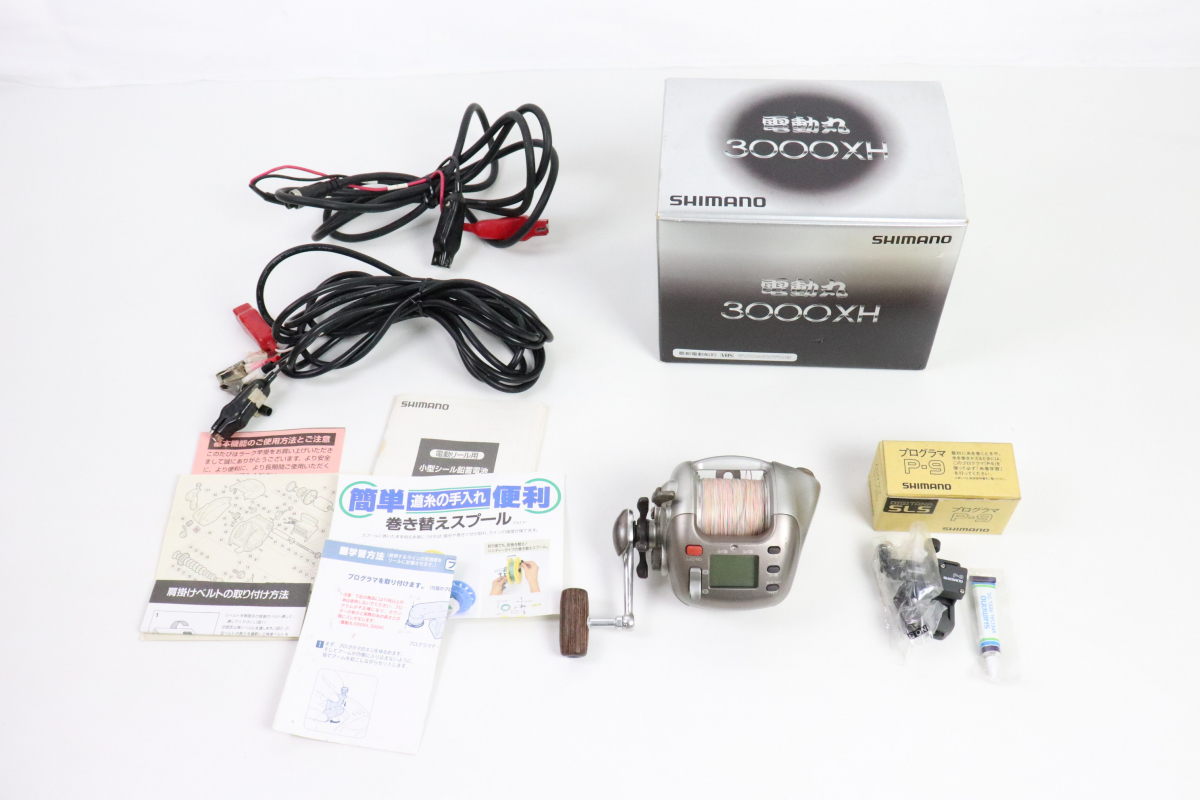 SHIMANO 電動丸 3000XH シマノ 電動リール リール プログラマP-9 