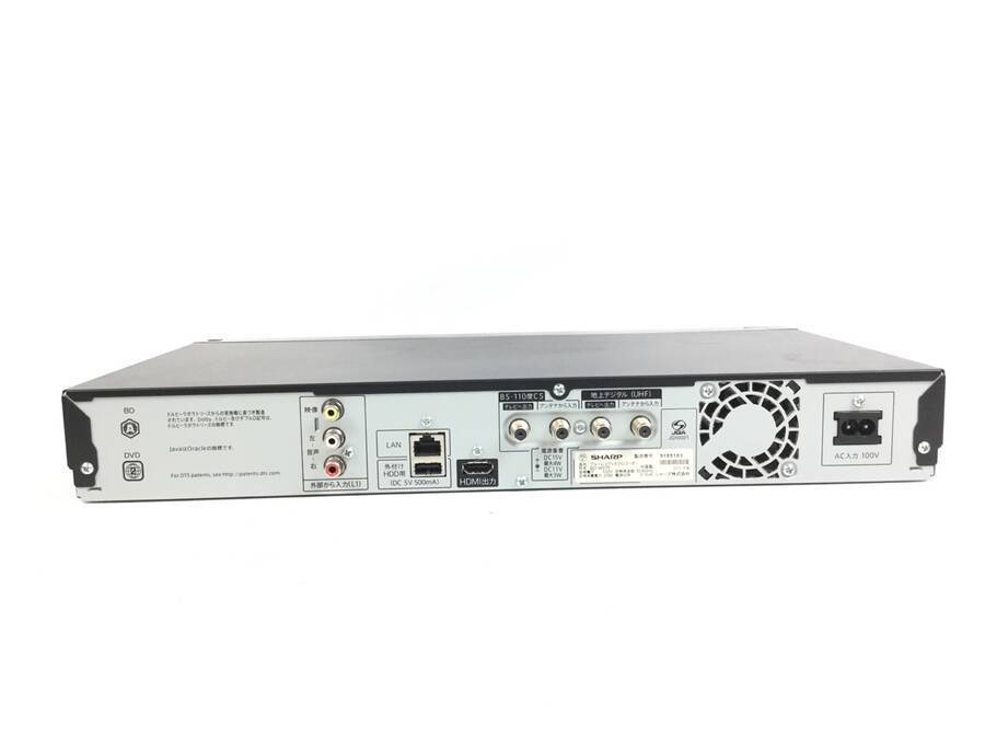 SHARP シャープ AQUOS BD-W570 HDD/BDレコーダー 2015年製 3D対応品○現状