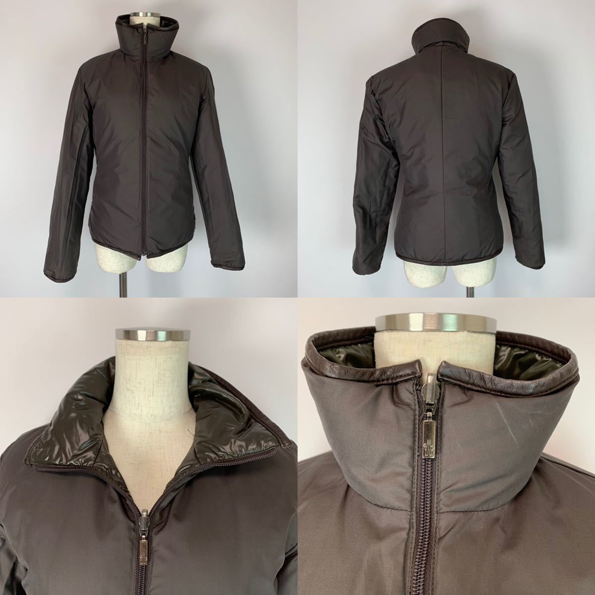 i61 MONCLER モンクレール リバーシブル ダウンジャケット 茶タグ 0 