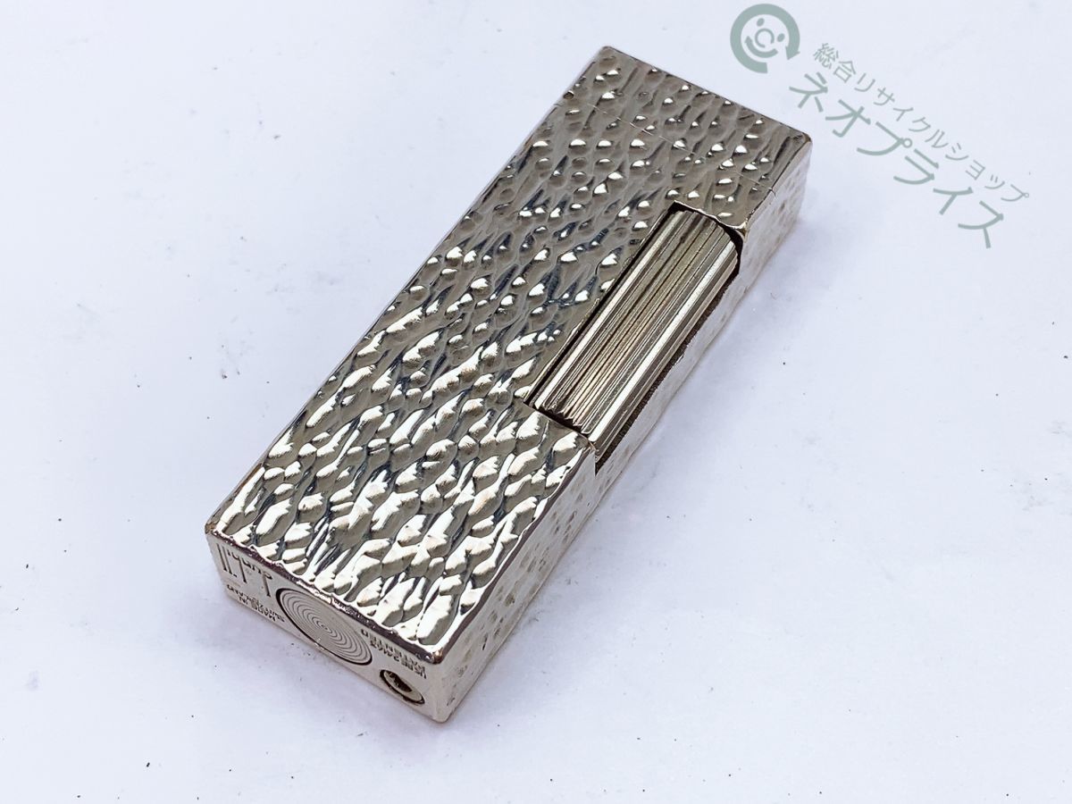 A3647 dunhill ダンヒル ガス ライター 手彫り風 シルバー(ダンヒル 